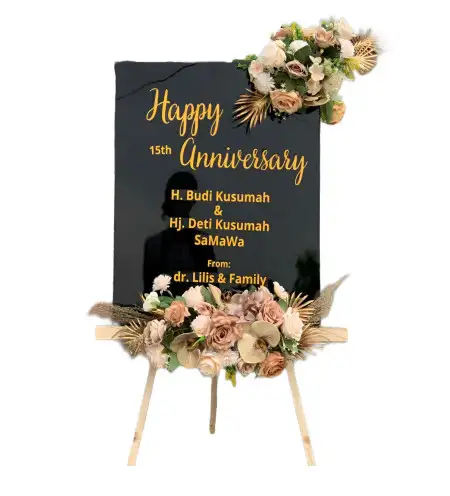 Papan Bunga Akrilik Kebuyutan